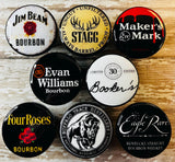 BOURBON BAR KNOBS Whiskey Kitchen Cabinet Door Drawer Pulls Wet Bar Wine Alcohol Cocktail Mixed Drinks Liquor Man Cave Kentucky