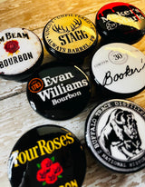 BOURBON BAR KNOBS Whiskey Kitchen Cabinet Door Drawer Pulls Wet Bar Wine Alcohol Cocktail Mixed Drinks Liquor Man Cave Kentucky